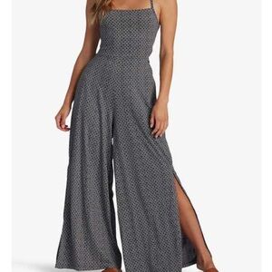 Roxy One Last Time Sleeveless Wide Leg Jumpsuit